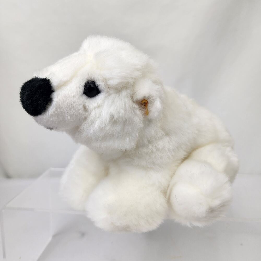 Steiff Germany Club Rare Sitting 6" Polar Bear Cub Arco Baby Partial Ear Tag